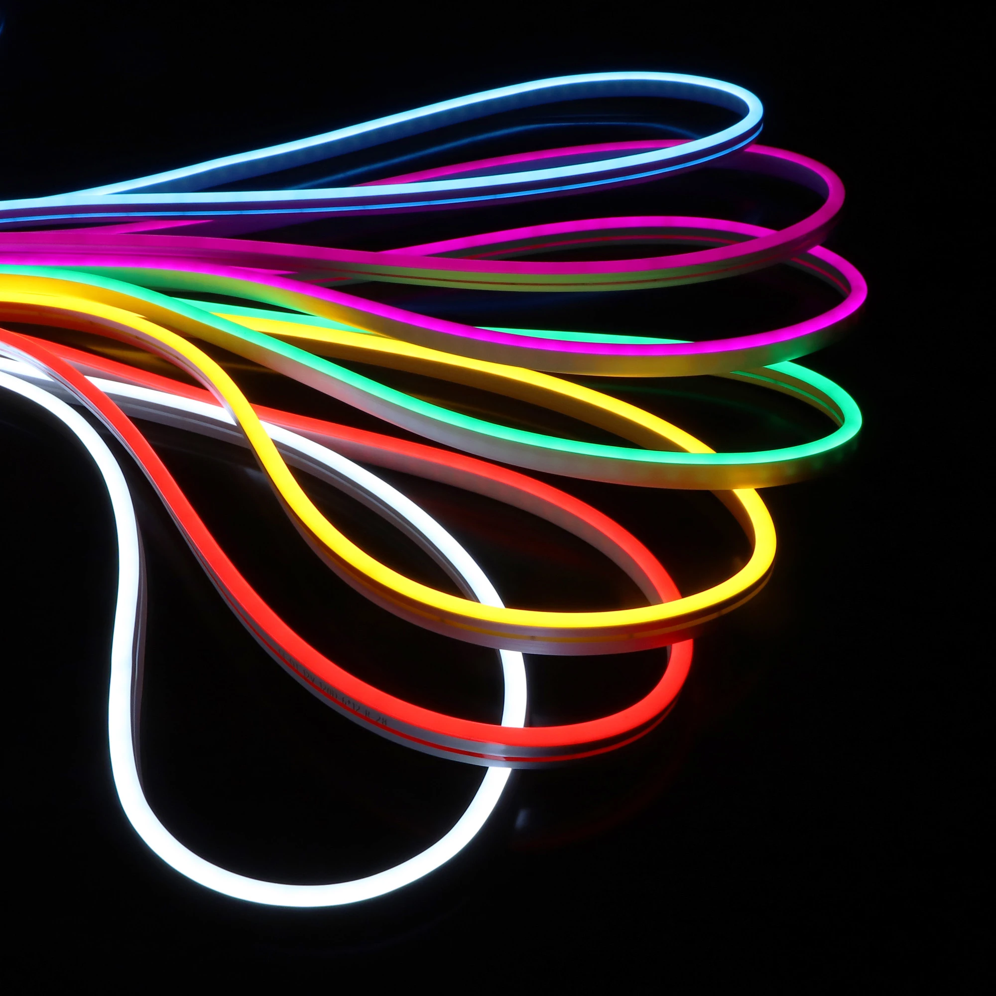 Factory Price led neon flexible strip 12v Silicone tube led neon rope  light ip67 outdoor decoration