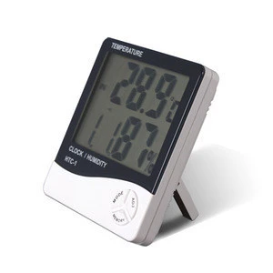 Factory promotion big LCD display mini digital indoor outdoor thermometer
