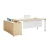 Factory Specialized Producing Executive Workbench Table Metal And Wood Structure Office Desk