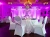 Import Factory Supplier gold shiny wedding chair sashes from China