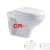 Import Factory supply ceramic p-trap sanitary wc mounted wall hung toilet from China