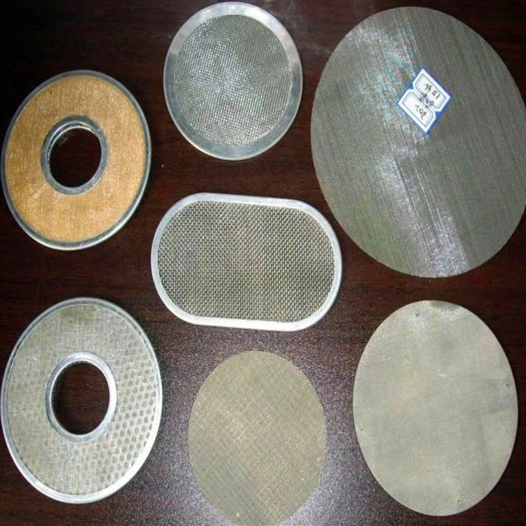Factory supply competitive price Wire Cloth Filter Discs,spot welded screen pack or edged rim disks