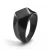 Import Factory supply discount price custom black man stainless steel base stamped ring from China
