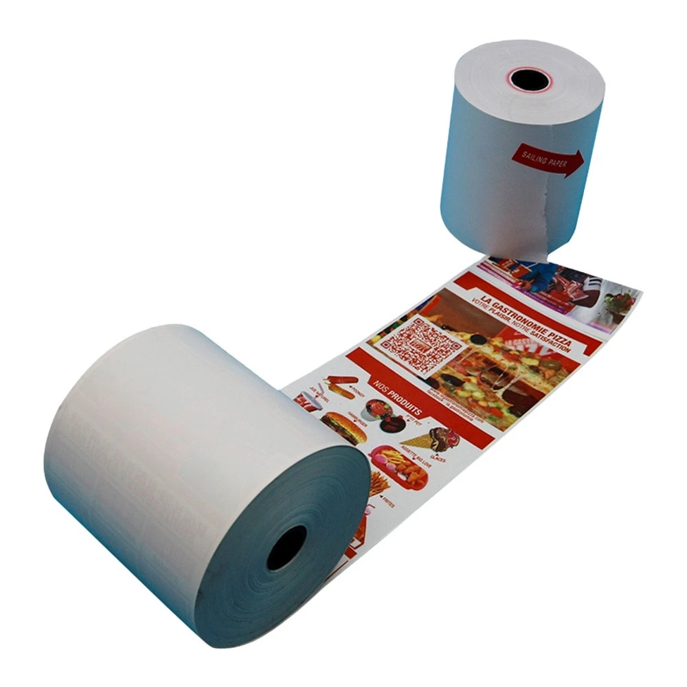 Factory Supply Non Thermal Paper Roll Free Sample Bond Bill Paper Roll 80mm x 80mm Cheapest Atm Paper