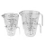 Import Factory Wholesale 0.6L Borosilicate Glass Measuring Jug  Pyrex  Measuring Cup from China
