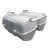 Import Factory Wholesale 2 m3 Fiberglass GRP FRP Household Mini Septic Tank, 500 gallon domestic waste water treatment device from China