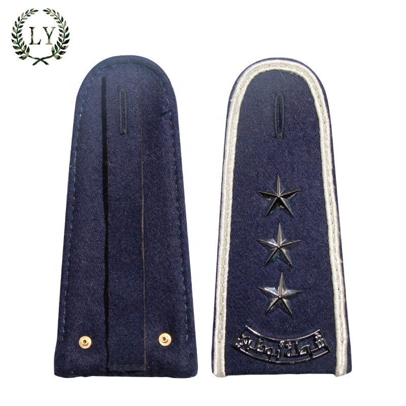 Factory wholesale all kinds of military army uniform epaulettes on woven fabric