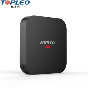 Factory wholesale Topleo V8 Amlogic S905W 1gb 8gb 4k digital android tv set top box