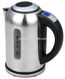 faddish Stainless Steel coffee parts wholesale water electric kettle with light water level indicator