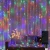 Import Fashion 300 LED Solar Curtain Light String Outdoor Waterproof Garden Birthday Party Solar Starry Star Fairy Garland Light from China