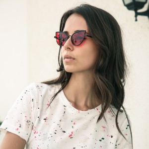 Fashion Cateye Sunglasses Brand Designer Sun Glasses Ladies Round Lens Shades Cat Eye Sunglasses Women Eyewear UV400