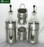fashion design different shape spice box with spice rack set