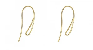 Fashion earring accessory gold ear wire jewelry for women wholesaler