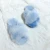 Import Fashion Girls Fluffy Fuzzy Imitated Rabbit Fur Slides Sandals Tie Dye Cross Band Plush Open Toe House Bedroom Slippers for Kids from China