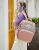 Import Fashion portable folding crib mommy diaper bag with USB charging multifunction outdoor baby backpack with bed from China