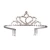 Import Fashion princess crown silver female alloy tiara wholesale from China