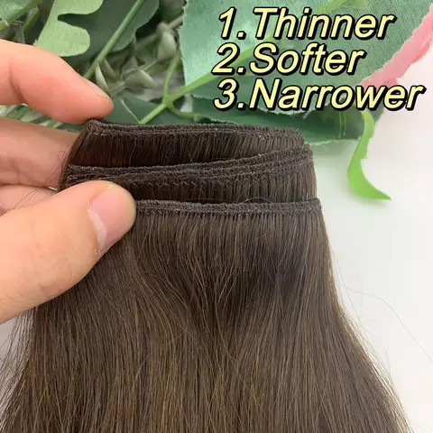 Fasimei Top quality mini silk seam volume weft flex weft human hair extensions