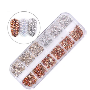 Fast Delivery Different Shapes Mix Size Nail Art Crystal Rhinestone