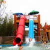 Fiberglass swimming pool water park slides tubes for sale