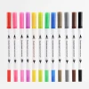 Fine liner Drawing Painting Marker, Water Color Real Refillable Marker Dual Brush Pen Art Markers