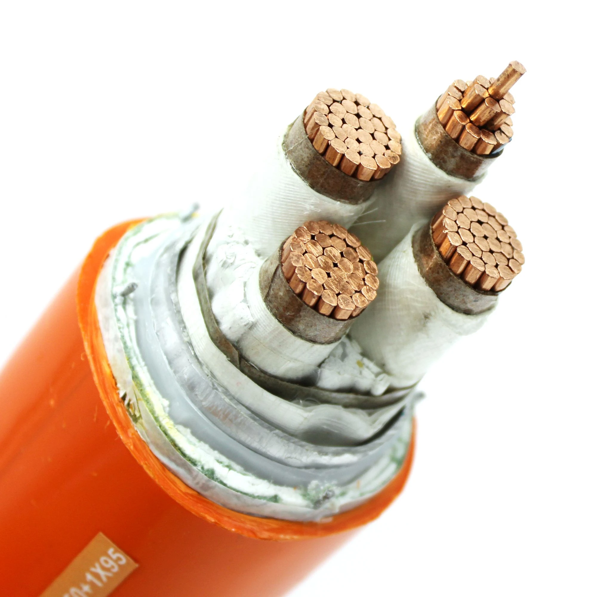 Fire Resistance Copper Electrical Wire Steel Type Armored Underground Power Cable