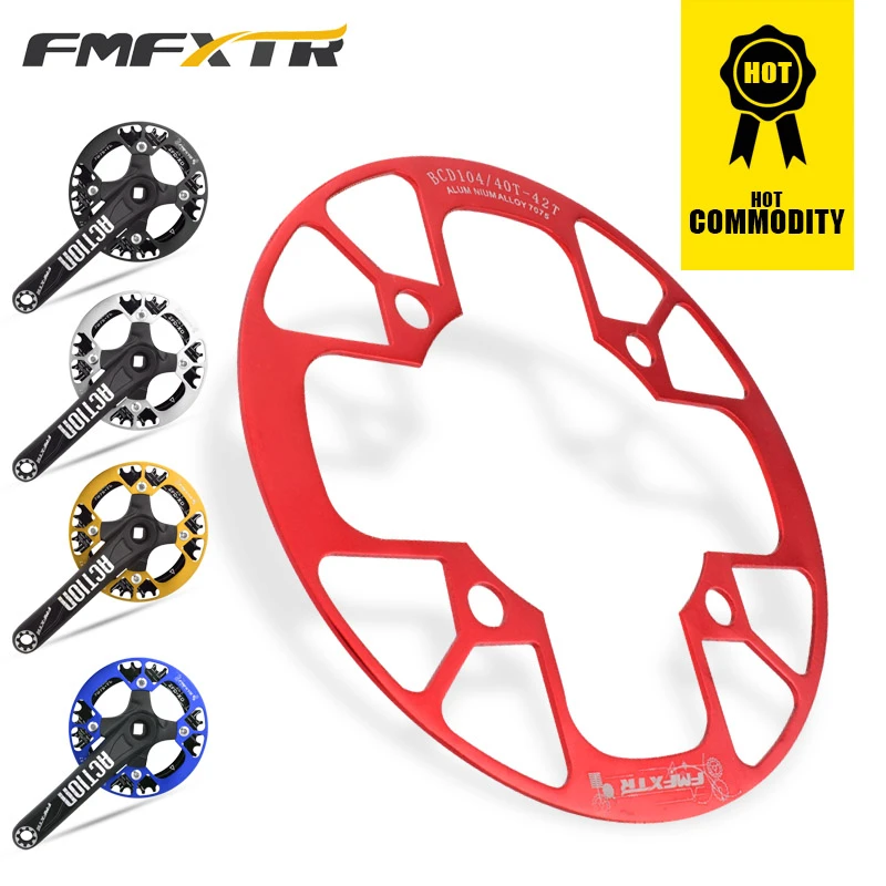 Fixed Gear Cycling mountain bike Sprocket support market protection cover large protection 32T/36T/38T/40T/42T Bicycle Crank