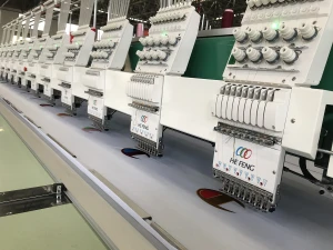 Flat computerized embroidery machine  20 heads embroidery machine china supplier