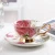 Import Floral design British italain personalized bone china porcelain  tea cup with saucer for tea time from China