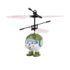 Flying toy light-up infrared induction mini helicopter toys for sale
