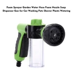 Foam Sprayer Garden Water Hose Foam Nozzle Soap Dispenser Gun for Car Washing Pets Shower Plants Watering
