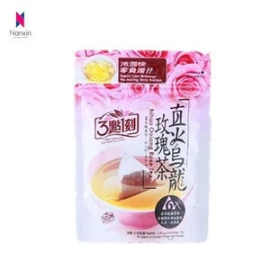 foil lined oolong tea packaging stand up pouch with zipper