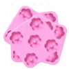 Food Grade Approved Wholesale 4 Cavities Half-round Baking Mold Silicone Cake mold