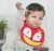 Import Food Grade Soft Silicone Bib Easily Wipes Clean CPC and FDA Passed Waterproof Silicone Baby Bib from China