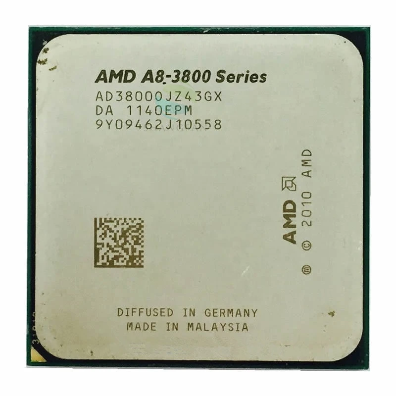 For AMD A8-Series A8 3800 2.4 GHz Quad-Core CPU Processor AD3800OJZ43GX Socket FM1