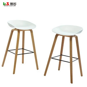 foshan modern furniture  plastic seat high bar chair