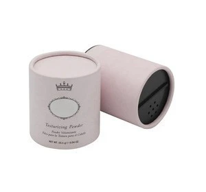 Free design custom round tube  makeup  powder cylinder paper  case for cosmetic foundation or brush tool  paper box packaging