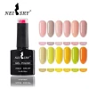 Free Design Private Label Painless poly tips nail sticker korea stick on gel nails