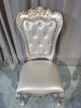 French style handmade carving solid wood dining chair