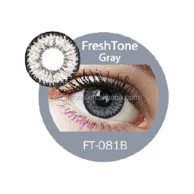 Freshtone yearly used big eye 15mm color contact lenses at factory price