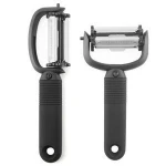 fruit & vegetable tools stainless steel 3 in 1 rotary multi peeler for home used