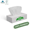 FSC 2 ply White Bamboo Box Facial Tissue Paper