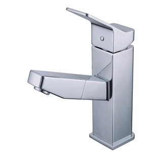 FUAO Modern chrome basin sink taps faucet