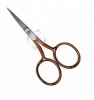 Full circle red paper coated cuticle nail scissors/fancy scissor