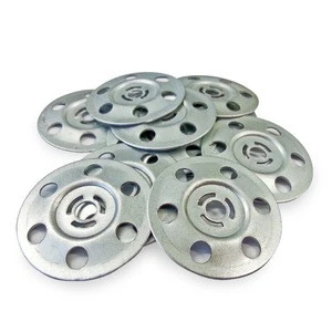 Fully Galvanised Metal Fixing Washers For Fixing Insulation &amp; Other Boards To Ceilings, Walls &amp; Floors