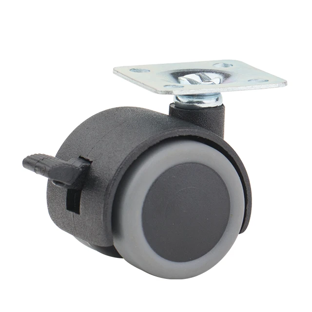 Furniture Caster Wheel Pu 1 Inch Black Quantity Lock Packing Pcs Sewing Color Weight Screw Material