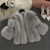 Import Furry pink grey white color faux fox fur coats women&#x27;s fur jackets from China