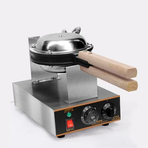 FY-6 Electric Stainless steel Commercial Nonstick Bubble Waffle Maker Iron Creates Bubble Shaped Waffles