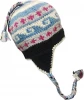 FYB High Quality Winter Warm Knitted Earflap Beanie Wool custom women beanie hat