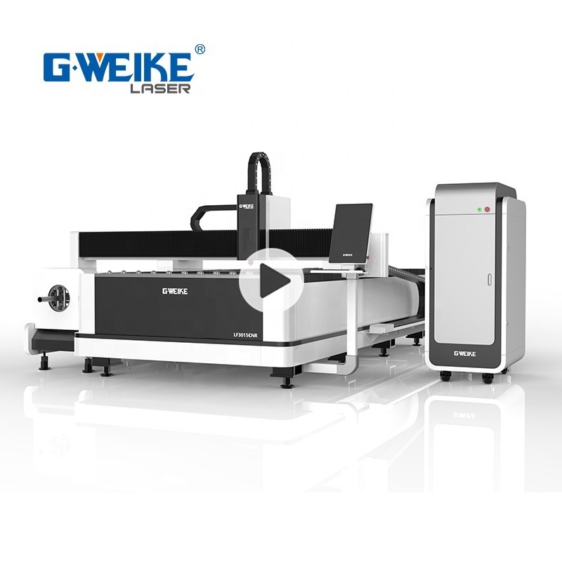 G-WEIKE 1000 -4000W fiber laser cut metal en plein air ecran modeles machine 3015CN 3000*1500mm high configuration