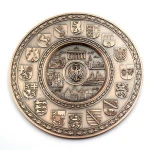 Germany tourist gift custom souvenir metal plate